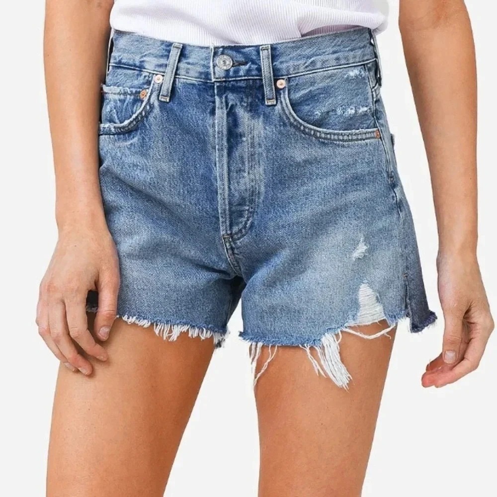 Citizens Of Humanity Marlow Premium Vintage Distressed Denim Jean Shorts Size 30